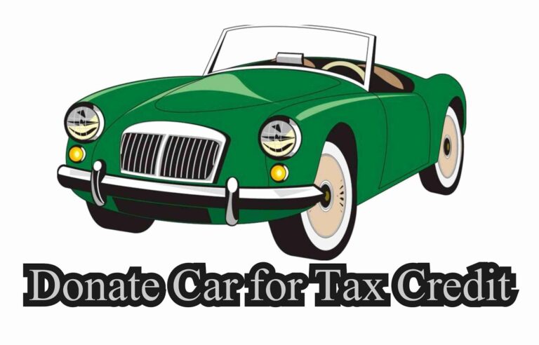 Donate Car for Tax Credit